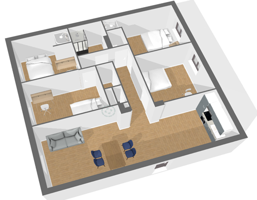 Appartement T3 Trois Cocus – Image 3
